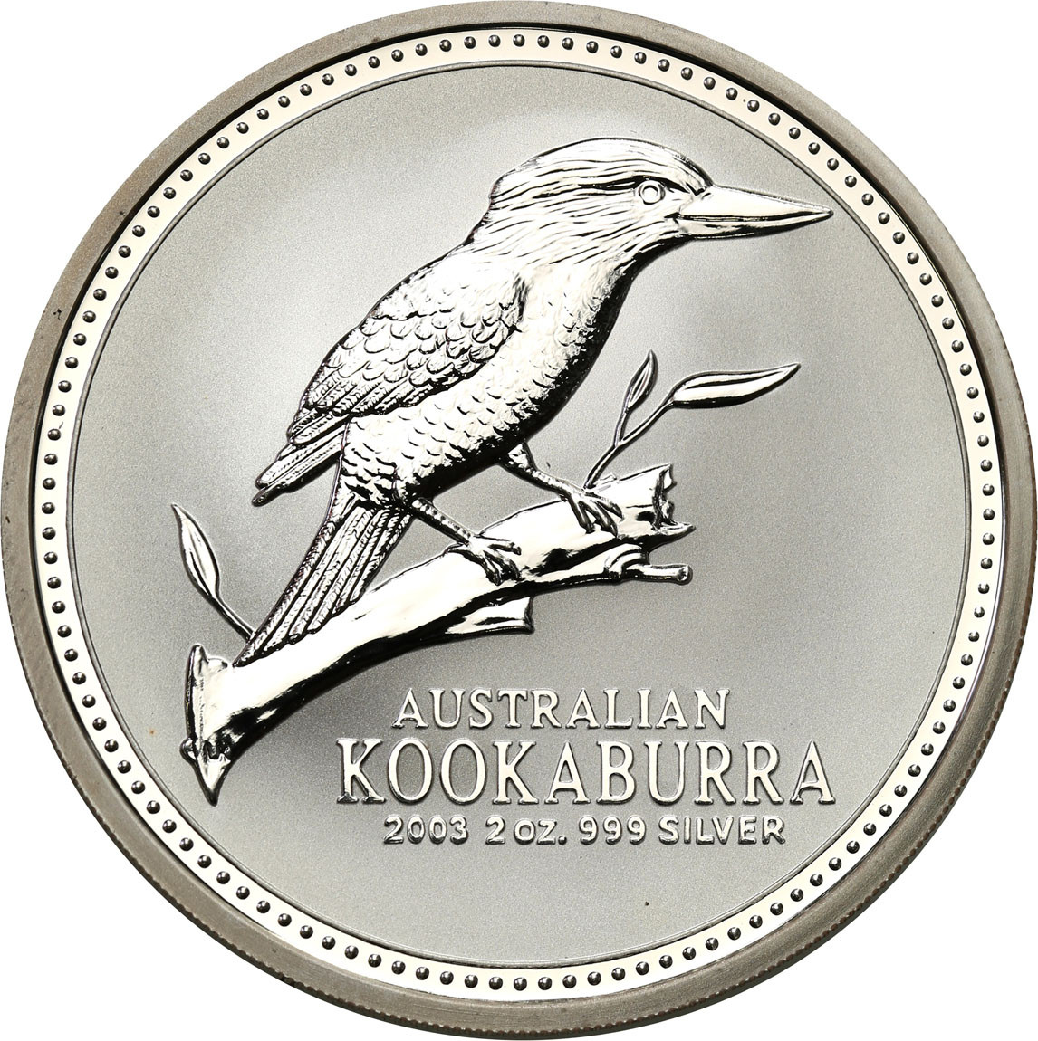 Australia. 2 dolary 2003 Kookaburra - 2 oz. Ag .999
